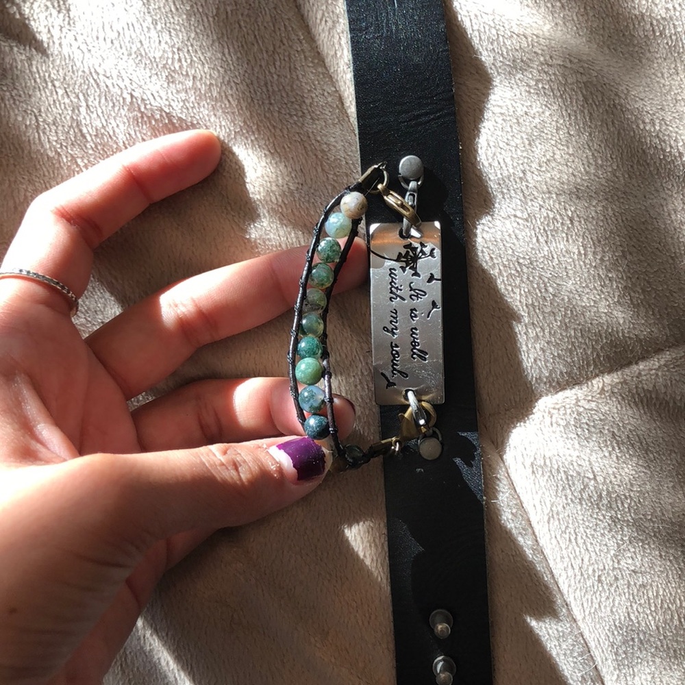 Leather bracelet